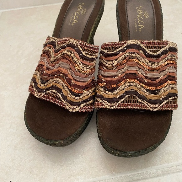 Sbicca | Anakita Platform Wedge | Color: Brown/Multi | Size: 7M - Picture 6 of 6